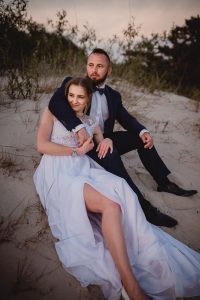 sesja na plazy fotograf koszalin mielno, rompska fotografia