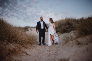 ślub nad morzem, fotograf koszalin mielno rompska fotografia
